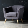 New Design Waiting Sofa Round Fabric Chairs Cafe Sofa